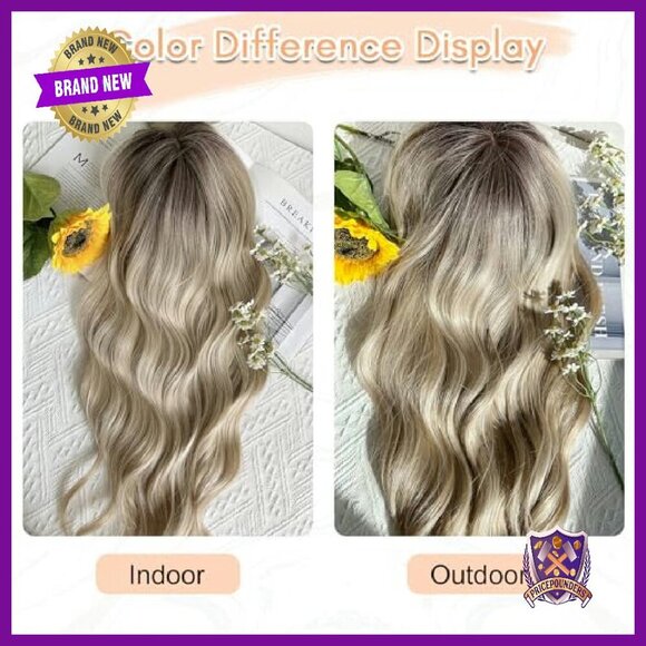 20in Wavy Synthetic Hair Topper with Fringe Bangs for Volume main image 5